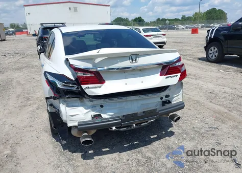 2016 Honda Accord Sport из США, поврежденный, VIN 1HGCR2F6XGA242701
